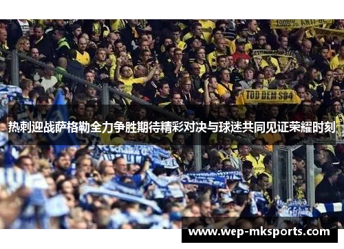 热刺迎战萨格勒全力争胜期待精彩对决与球迷共同见证荣耀时刻